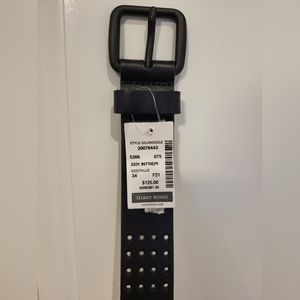 Brave Leather Belt - Size 34 - Black